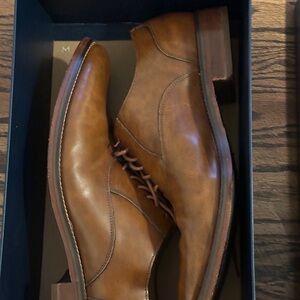 Cole Haan Men's Brown Leather Dress Shoes